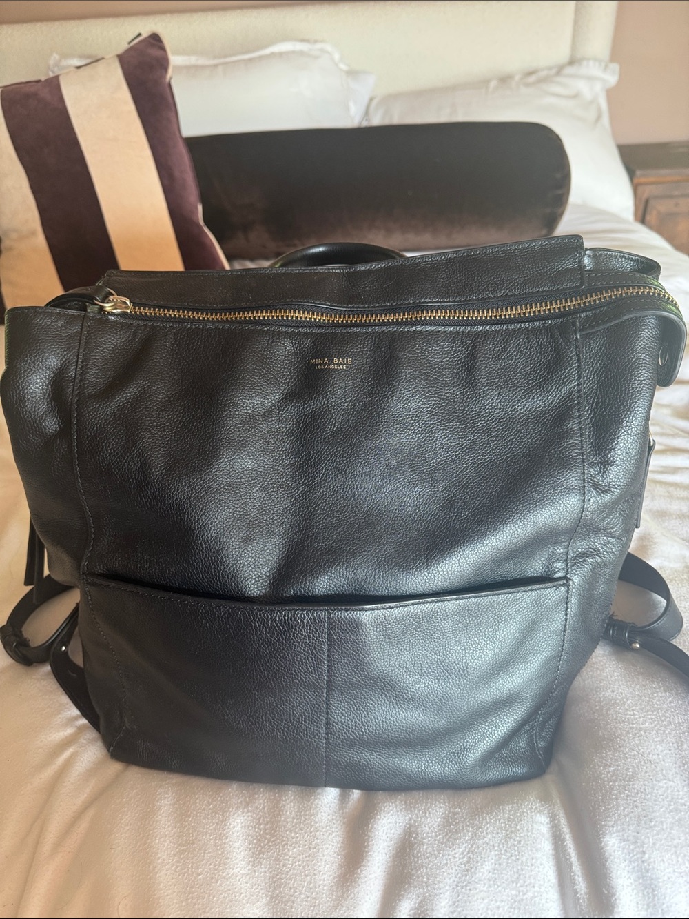 Harper MIDI diaper bag by Mina Baie